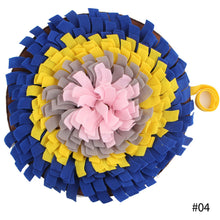 Load image into Gallery viewer, 45x45cm Dogs Snuffle Mat Pet Leak Food Anti Choking Mat Cat Dog Training Blanket Nose Work Toy Pet Slowing Feeding Intelligence Mat

