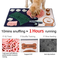 Load image into Gallery viewer, Pet Snuffle Mat Pet Slow Feeder Dispenser Treats Pad Mat IQ Training Sniffing Mat Anti Choking Cat Dog Training Blanket Nose Work Toy
