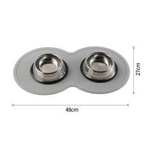 Load image into Gallery viewer, 48*27cm Pet Dog Puppy Cat Feeding Mat Pad Cute Cloud Shape Silicone Dish Bowl Food Feed Placement Dog Accessories
