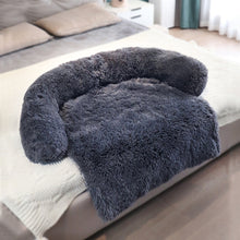 Load image into Gallery viewer, Washable Pet Dog Sofa Bed Cover Plush Calming Bed Mat Pet Blanket Mattress Cat Beds Warm Sleep Cushion Pillow Couch Furniture Protector
