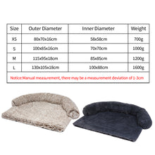 Load image into Gallery viewer, Washable Pet Dog Sofa Bed Cover Plush Calming Bed Mat Pet Blanket Mattress Cat Beds Warm Sleep Cushion Pillow Couch Furniture Protector
