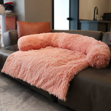 Load image into Gallery viewer, Removable Pet Dog Sofa Bed Cover Plush Calming Bed Mat Pet Blanket Mattress Cat Beds Warm Sleep Cushion Pillow Couch Furniture Protector
