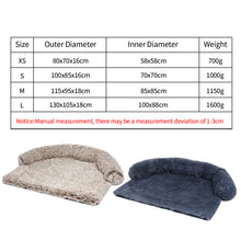 Load image into Gallery viewer, Removable Pet Dog Sofa Bed Cover Plush Calming Bed Mat Pet Blanket Mattress Cat Beds Warm Sleep Cushion Pillow Couch Furniture Protector
