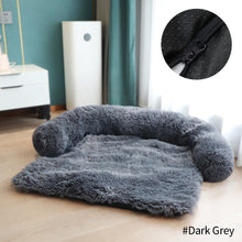 Load image into Gallery viewer, Removable Pet Dog Sofa Bed Cover Plush Calming Bed Mat Pet Blanket Mattress Cat Beds Warm Sleep Cushion Pillow Couch Furniture Protector
