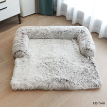 Load image into Gallery viewer, Washable Pet Dog Sofa Bed Cover Plush Calming Bed Mat Pet Blanket Mattress Cat Beds Warm Sleep Cushion Pillow Couch Furniture Protector
