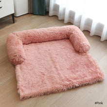 Load image into Gallery viewer, Washable Pet Dog Sofa Bed Cover Plush Calming Bed Mat Pet Blanket Mattress Cat Beds Warm Sleep Cushion Pillow Couch Furniture Protector
