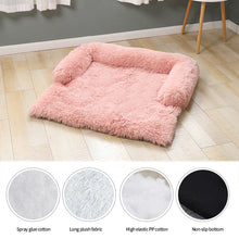 Load image into Gallery viewer, Removable Pet Dog Sofa Bed Cover Plush Calming Bed Mat Pet Blanket Mattress Cat Beds Warm Sleep Cushion Pillow Couch Furniture Protector
