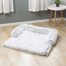 Load image into Gallery viewer, Removable Pet Dog Sofa Bed Cover Plush Calming Bed Mat Pet Blanket Mattress Cat Beds Warm Sleep Cushion Pillow Couch Furniture Protector
