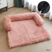 Load image into Gallery viewer, Removable Pet Dog Sofa Bed Cover Plush Calming Bed Mat Pet Blanket Mattress Cat Beds Warm Sleep Cushion Pillow Couch Furniture Protector
