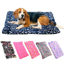 Load image into Gallery viewer, Dog Bed Mat Paw Footprint Washable Pet Bed Blanket Soft Fleece Warm Sleeping Cats Cushion Couch For Dogs Cat Pet Accessories
