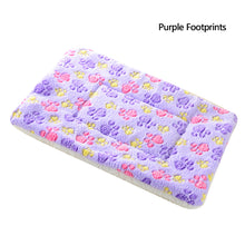 Load image into Gallery viewer, Dog Bed Mat Paw Footprint Washable Pet Bed Blanket Soft Fleece Warm Sleeping Cats Cushion Couch For Dogs Cat Pet Accessories
