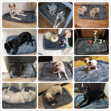 Load image into Gallery viewer, Washable Dog Bolster Bed Mat Sleeping Bed Blanket Mattress Non Slip Pet Mat Dog Cushion Pet Mattress Pet Accessories for Small Large Dog Cats
