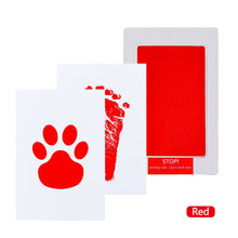 Load image into Gallery viewer, Baby Handprint Footprint Ink Pads Kits Pet Cat Dog Paw Print Souvenir Safe Non-Toxic Gifts
