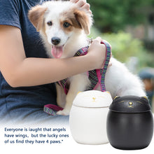 Load image into Gallery viewer, Cat Shape Pet Ceramic Canister Memorial Pet Urn Seal Pot Big Keepsake Casket Porcelain Jar Pet Ashes Storage Memento Burial Holder
