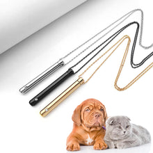 Load image into Gallery viewer, Pet Urn Titanium Steel Minimalist Perfume Pendant Necklace Memorial Ashes Storage Bottles Fashion Jewelry
