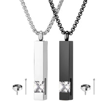 Load image into Gallery viewer, Pet Urn Openable Geometry Pet Urn Pendant Pet Souvenir Cat Dog Urn Necklace Cat Dog Accessories Cat Dog Supplies
