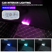 Load image into Gallery viewer, 1Pc Car Interior Light Wireless Led Lights Chargeable Night Reading Mini Roof Ceiling Ambient Lamp Light USB Charging 5V
