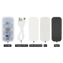 Load image into Gallery viewer, 1Pc Car Interior Light Wireless Led Lights Chargeable Night Reading Mini Roof Ceiling Ambient Lamp Light USB Charging 5V
