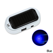 Load image into Gallery viewer, Car Solar Power Strobe Signal Light Security System Car Fake Security Light Caution Flashing Warning Anti-theft Alarm Lamp
