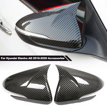 Load image into Gallery viewer, 2Pcs Car Rearview Mirror Cover Trim Exterior Horn Shape Sticker Decoration Auto For Hyundai Elantra AD 2016-2020 Accessories

