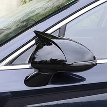 Load image into Gallery viewer, 2Pcs Car Rearview Mirror Cover Trim Exterior Horn Shape Sticker Decoration Auto For Hyundai Elantra AD 2016-2020 Accessories
