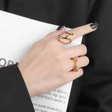 Load image into Gallery viewer, Irregular Silver Color Women Open Ring Trendy Elegant Creative Ring Hollow Branches Fashion Adjustable Rings Girls Party Jewelry
