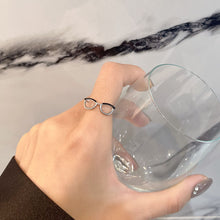 Load image into Gallery viewer, Enamel Adjustable Cute Glasses Ring Multiple Ring Trendy Bohemian Opening Ring Tail Ring Jewelry Accessories for Woman Girls

