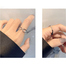 Load image into Gallery viewer, Enamel Adjustable Cute Glasses Ring Multiple Ring Trendy Bohemian Opening Ring Tail Ring Jewelry Accessories for Woman Girls
