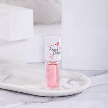 Load image into Gallery viewer, Kawaii Honey Peach Lip Oil Long Lasting Non-sticky Moisturizes Vitamin E Lip Tint Lip Plumper Lip Care Serum Lip Health Care
