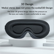 Load image into Gallery viewer, 3D Shading Breathable Sleep Eye Mask Blindfold Eyeshade Sleeping Mask Eye Patch Office Eye Mask Sleeping Aid Block Out Light
