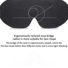 Load image into Gallery viewer, 3D Shading Breathable Sleep Eye Mask Blindfold Eyeshade Sleeping Mask Eye Patch Office Eye Mask Sleeping Aid Block Out Light
