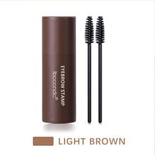 Load image into Gallery viewer, 1 Set Eyebrow Powder Stamp Eye Brow Stencil Stamp Kit with Brush Waterproof Long Lasting Eyebrow Professional Brow Powder Stamp
