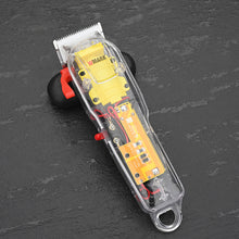 Load image into Gallery viewer, Rechargeable Transparent Body Hair Cutting Machine Hair Trimmer Cover White or Red Base 7300rpm Household NG-108 Hair Clippers
