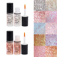 Load image into Gallery viewer, Mini Glitter Metallic Shiny Eyeshadow Liquid Eyeliner Portable Eye Liner Pen-Waterproof Makeup Pigment Pearlized Eyeshadow

