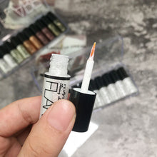 Load image into Gallery viewer, Mini Glitter Metallic Shiny Eyeshadow Liquid Eyeliner Portable Eye Liner Pen-Waterproof Makeup Pigment Pearlized Eyeshadow
