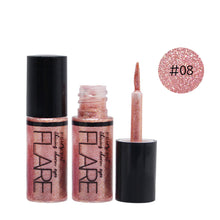 Load image into Gallery viewer, Mini Glitter Metallic Shiny Eyeshadow Liquid Eyeliner Portable Eye Liner Pen-Waterproof Makeup Pigment Pearlized Eyeshadow

