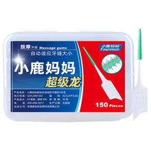 Load image into Gallery viewer, 150Pcs/set TPR Interdental Brushes Massage Gums Soft Dental Cleaning Brush Teeth Care Dental Floss Toothpicks Oral Tools
