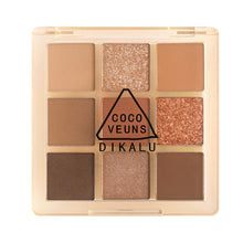 Load image into Gallery viewer, 9 Colors Acrylic Eyeshadow Palette Personality Lustre Matte Earth Color Eyeshadow Portable Makeup Palette Waterproof Makeup
