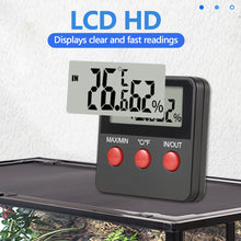 Load image into Gallery viewer, Reptile Tank Digital Temperature &amp; Humidity Meter LCD Thermometer Hygrometer Temp Humidity Monitor Meter For Egg Incubator Pet Keeping
