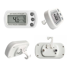 Load image into Gallery viewer, Fridge Thermometer Digital Thermometer for Freezer Waterproof Temperature Meter Detector Kitchen Thermometre Degree Centigrade Fahrenheit
