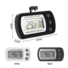 Load image into Gallery viewer, Fridge Thermometer Digital Thermometer for Freezer Waterproof Temperature Meter Detector Kitchen Thermometre Degree Centigrade Fahrenheit
