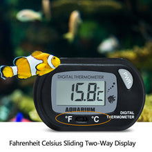 Load image into Gallery viewer, Aquarium Fish Tank Digital Thermometer Reptile Tank Temperature Meter Waterproof LCD Thermometer for Tortoise Pet Keeping
