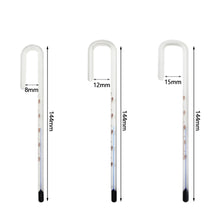 Load image into Gallery viewer, Aquarium U Shape Thermometer Fish Tank Hanging on Glass Temperature Meter Temp Monitor Gauge for Thick Glass Tank 8mm/12mm/15mm
