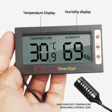 Load image into Gallery viewer, Reptile Tank Digital Temperature &amp; Humidity Meter Large LCD Screen Thermometer Hygrometer Temp Humidity Monitor Meter for Lizard Tortoise Fish Keeping
