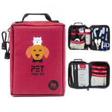 Load image into Gallery viewer, 160pcs/set Mini Pet First Aid Kit Survival kit Military Dog Emergency Rescue Tactical Medical Bag Set First Aid Bag Medicine Organizer

