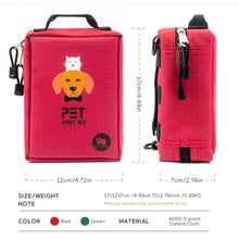 Load image into Gallery viewer, 160pcs/set Mini Pet First Aid Kit Survival kit Military Dog Emergency Rescue Tactical Medical Bag Set First Aid Bag Medicine Organizer
