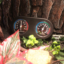 Load image into Gallery viewer, Reptile Tank Temperature &amp; Humidity Meter Battery Free Thermometer Hygrometer Temp Humidity Monitor Meter for Lizard Tortoise Fish Keeping
