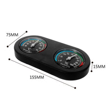 Load image into Gallery viewer, Reptile Tank Temperature &amp; Humidity Meter Battery Free Thermometer Hygrometer Temp Humidity Monitor Meter for Lizard Tortoise Fish Keeping
