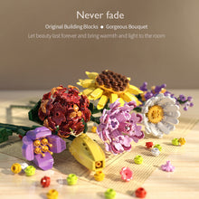 Load image into Gallery viewer, Flower Building Blocks Bricks 3D Model Toy Home Decoration Floral Plant Chrysanthemum Rose Flower Assembly Brick Girl Toy Child Gift
