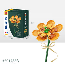 Load image into Gallery viewer, Flower Building Blocks Bricks 3D Model Toy Home Decoration Floral Plant Chrysanthemum Rose Flower Assembly Brick Girl Toy Child Gift
